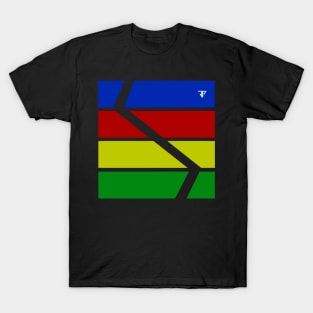 a simple, colorful and minimal design for simple design lovers T-Shirt